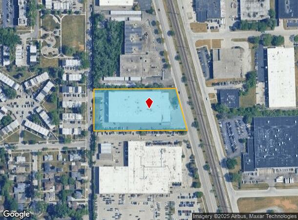  2166 Mannheim Rd, Des Plaines, IL Parcel Map