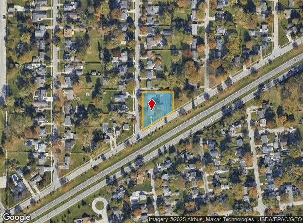 1032 Leith St, Maumee, OH Parcel Map