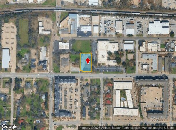 1115 W Abram St, Arlington, TX Parcel Map