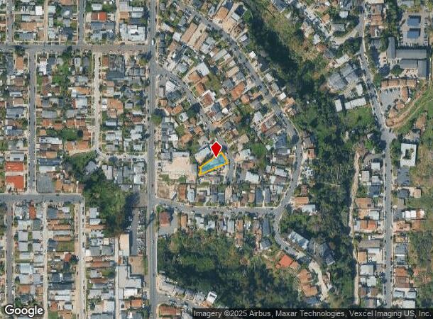 4837 Castle Ave, San Diego, CA Parcel Map