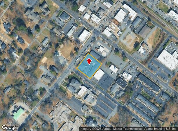  165 S Trade St, Matthews, NC Parcel Map