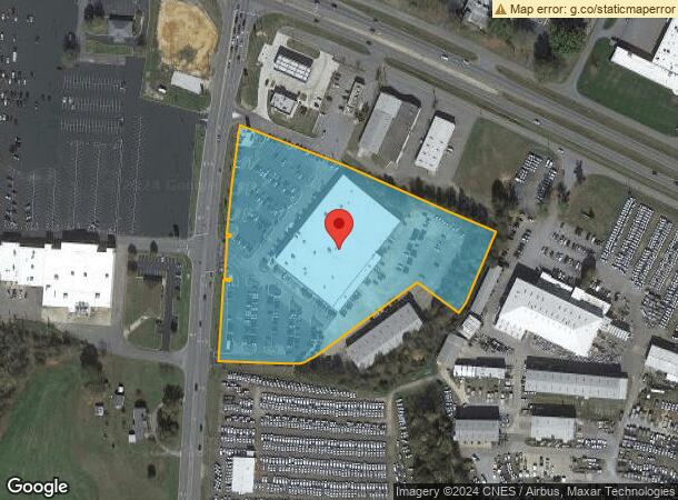  631 S Post Rd, Shelby, NC Parcel Map