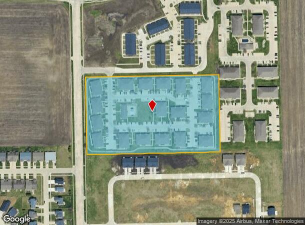  1700 Putnam Ave, Normal, IL Parcel Map