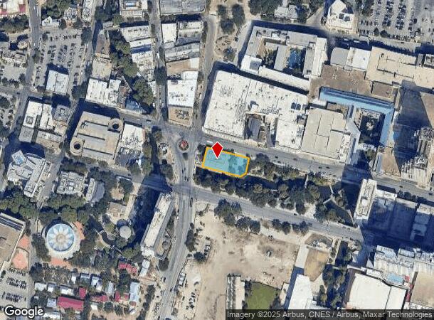  602 E Commerce St, San Antonio, TX Parcel Map