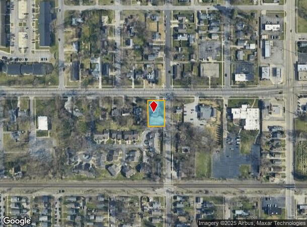  3414 E Jefferson Blvd, South Bend, IN Parcel Map
