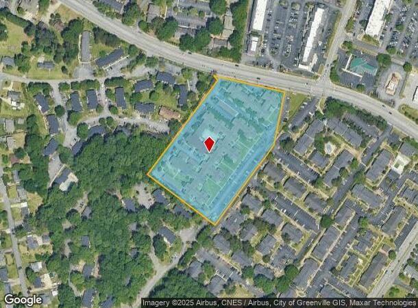  100 Pelham Rd, Greenville, SC Parcel Map