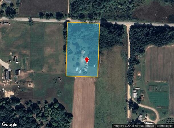  9433 8 Mile Rd, Kaleva, MI Parcel Map