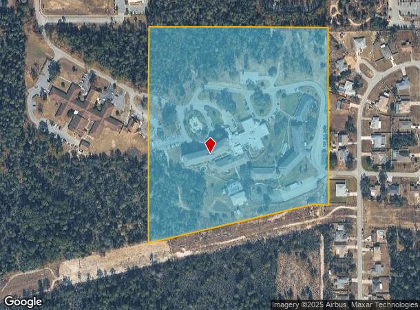  7030 Evergreen Woods Trl, Spring Hill, FL Parcel Map