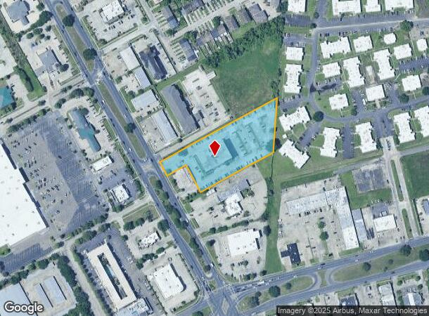  2439 Manhattan Blvd, Harvey, LA Parcel Map