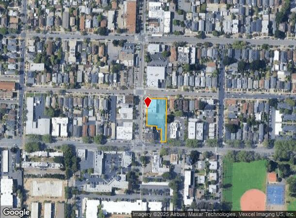 1414 Webster St, Alameda, CA Parcel Map