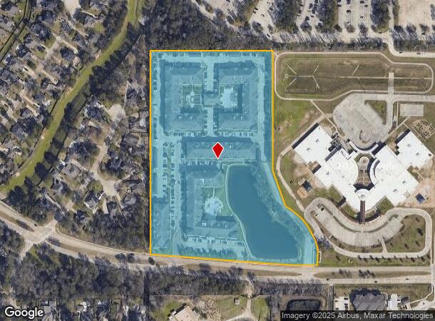  6000 W Rayford Rd, Spring, TX Parcel Map