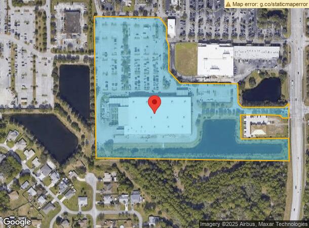  1140 Malabar Rd Se, Palm Bay, FL Parcel Map