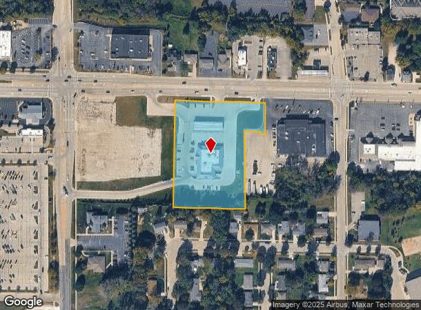  1625 W Washington St, West Bend, WI Parcel Map