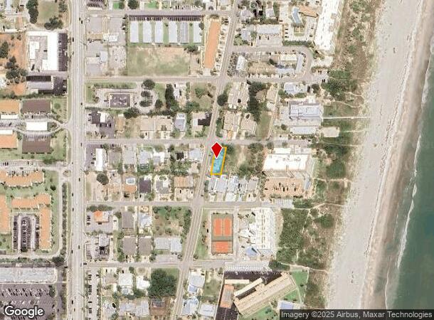 5930 Ridgewood Ave, Cocoa Beach, FL Parcel Map