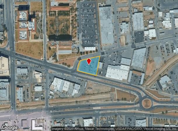 5005 Alameda Ave, El Paso, TX Parcel Map