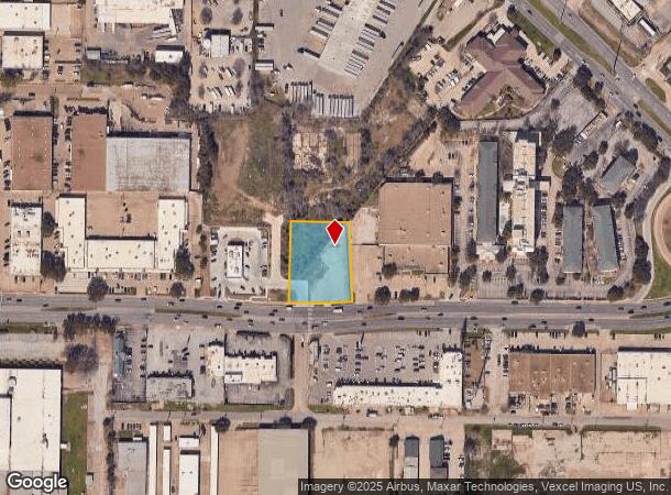  1805 W Mockingbird Ln, Dallas, TX Parcel Map