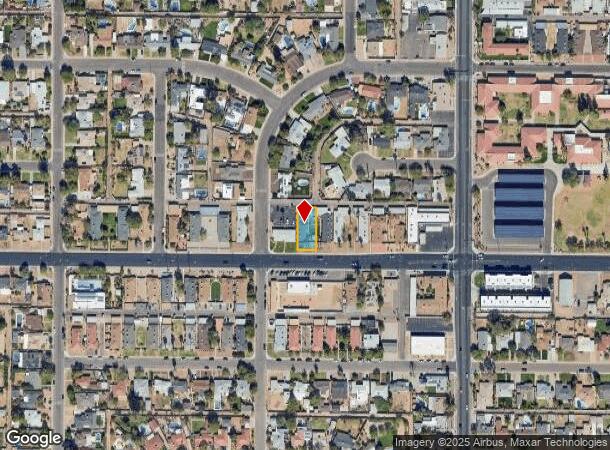 1538 W Osborn Rd, Phoenix, AZ Parcel Map