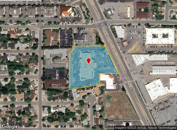  2874 N Carson St, Carson City, NV Parcel Map