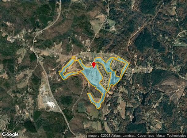 1308 Falcons Dr, Walhalla, SC Parcel Map