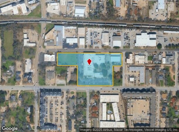 1111 W Abram St, Arlington, TX Parcel Map