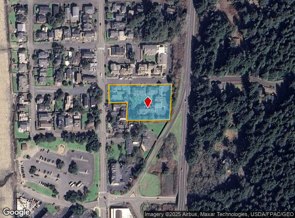  3215 S Hemlock St, Cannon Beach, OR Parcel Map