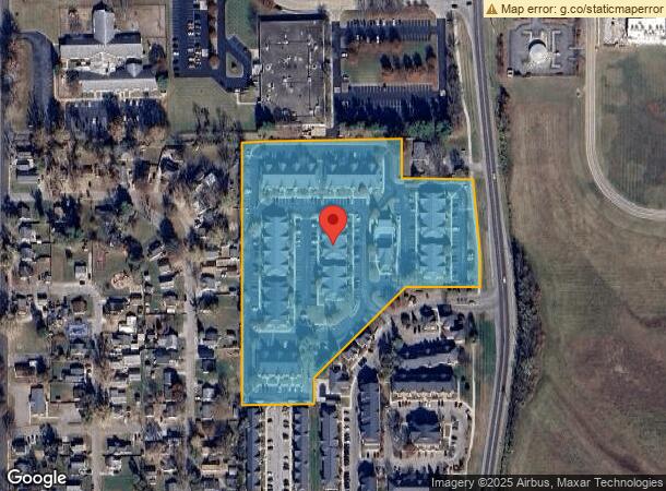  1001 Stonegate Dr, Columbus, IN Parcel Map