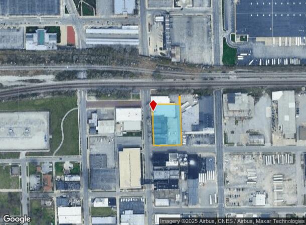  1609 S Calhoun St, Fort Wayne, IN Parcel Map