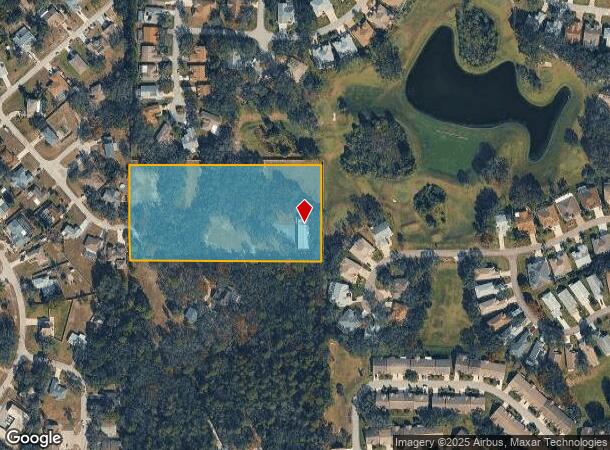  7373 Lagoon Rd, Spring Hill, FL Parcel Map