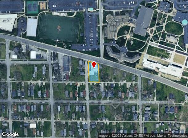  1336 Maumee Ave, Fort Wayne, IN Parcel Map