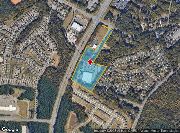  2925 E Wt Harris Blvd, Charlotte, NC Parcel Map