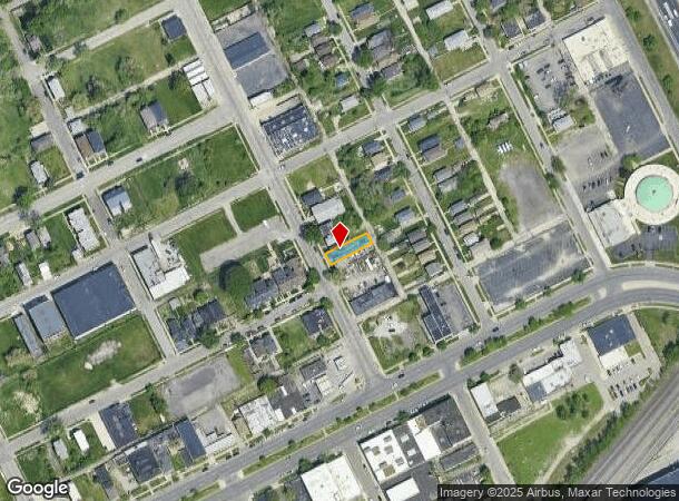  7406 Oakland St, Detroit, MI Parcel Map