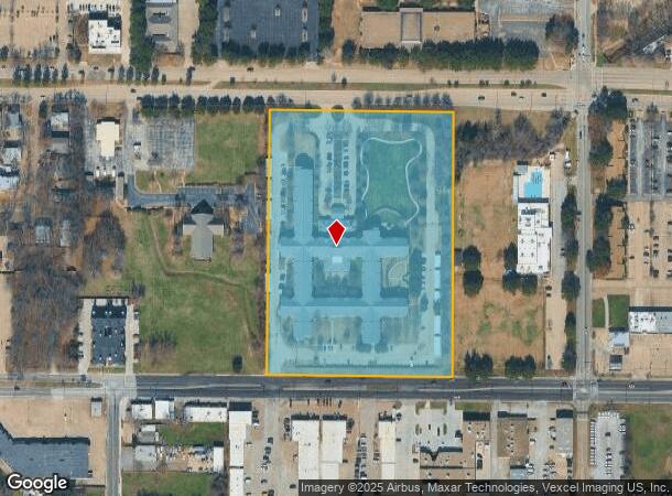 1250 W Pioneer Pky, Arlington, TX Parcel Map