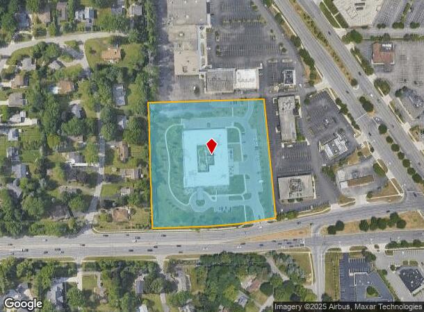  100 W Square Lake Rd, Bloomfield Hills, MI Parcel Map