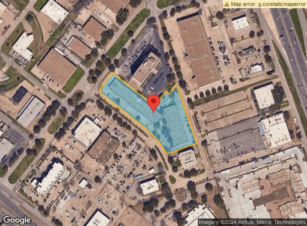  1150 Empire Central Pl, Dallas, TX Parcel Map