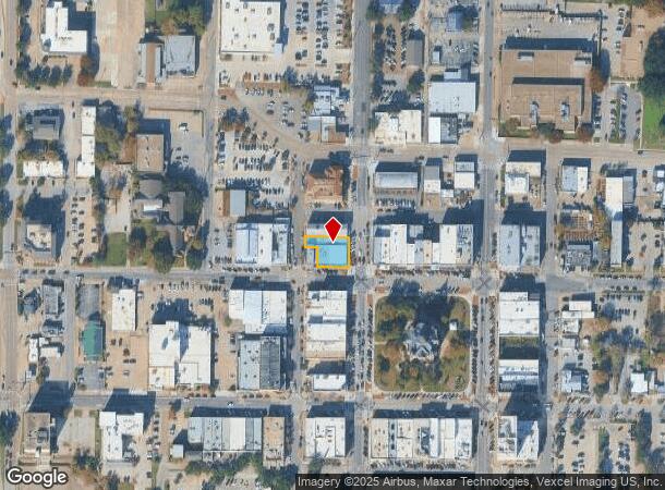  200 W Oak St, Denton, TX Parcel Map