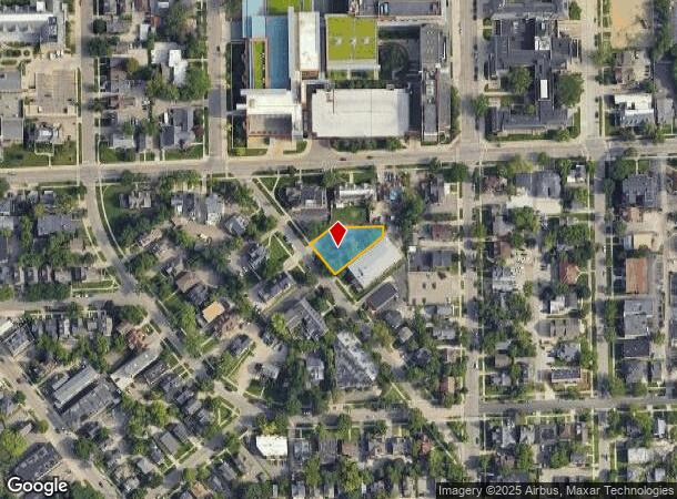  825 Tappan Ave, Ann Arbor, MI Parcel Map
