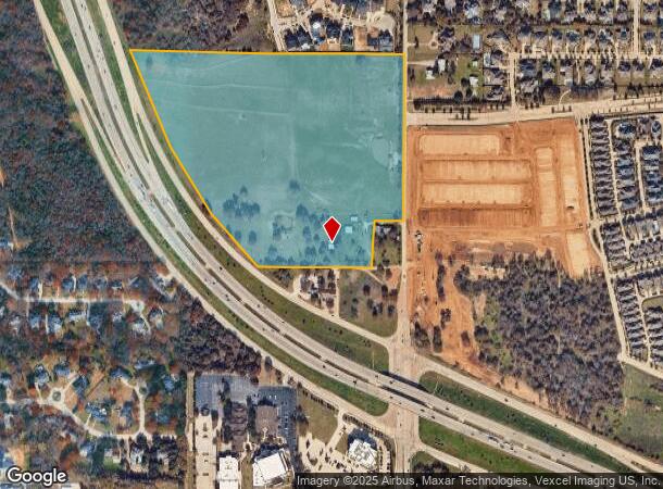  1900 N White Chapel Blvd, Southlake, TX Parcel Map