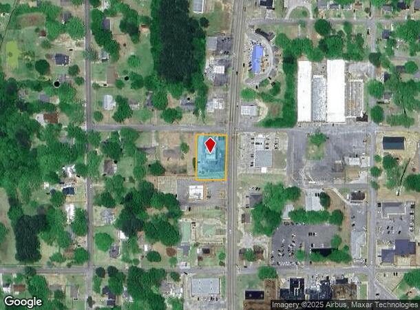  207 N 2Nd St, Booneville, MS Parcel Map