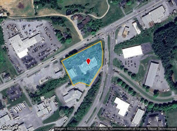  1060 W Main St, Abingdon, VA Parcel Map