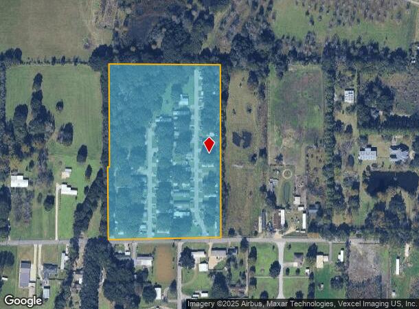 401 Ole Colony Rd, Lafayette, LA Parcel Map