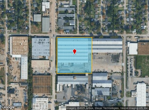 1211 Kress St, Houston, TX Parcel Map