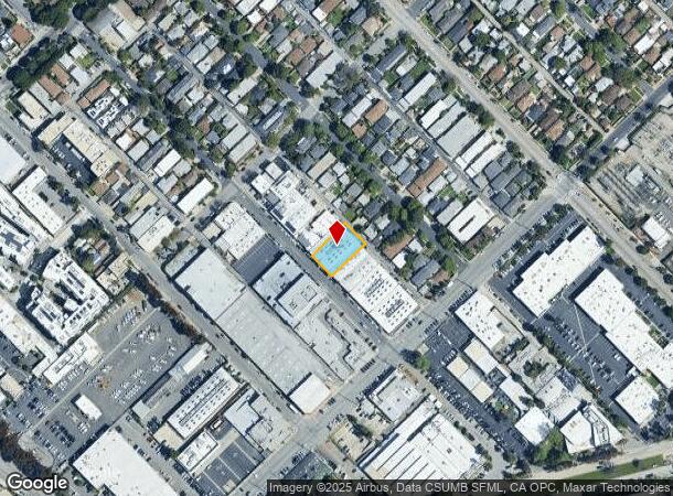  1727 Berkeley St, Santa Monica, CA Parcel Map