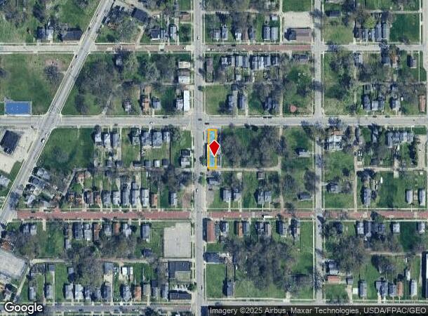  1341 Indiana Ave, Toledo, OH Parcel Map