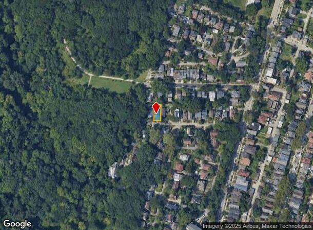 7505 Rosemary Rd, Pittsburgh, PA Parcel Map
