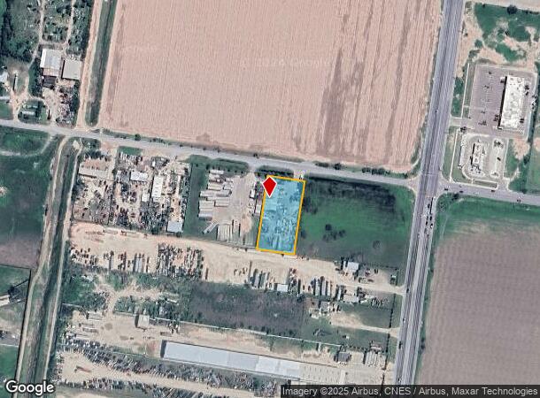  3600 Las Milpas Rd, Hidalgo, TX Parcel Map