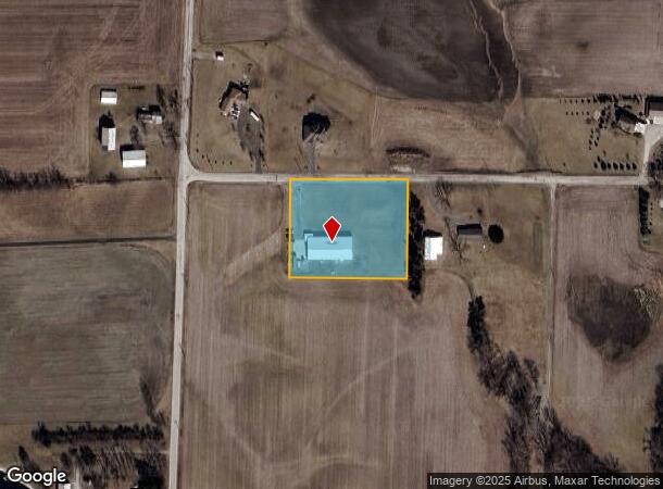 4582 E Anderson Rd, Churubusco, IN Parcel Map