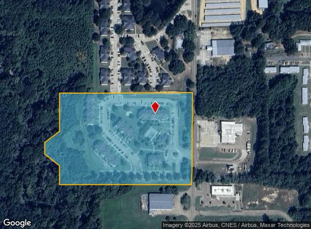  1240 Parklane Rd, Mccomb, MS Parcel Map