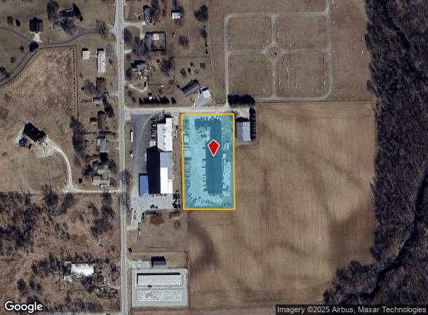 110 E Pearl St, Mentone, IN Parcel Map