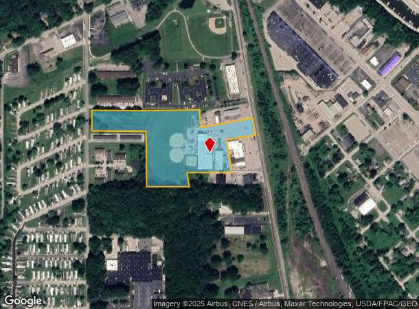  2255 West Ave, Ashtabula, OH Parcel Map