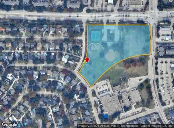 721 W Renner Rd, Richardson, TX Parcel Map